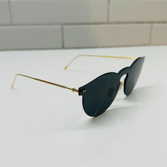 Ilesteva Gold Sunglasses, Barely Worn, Stylish & Chic - Picture 5 of 5